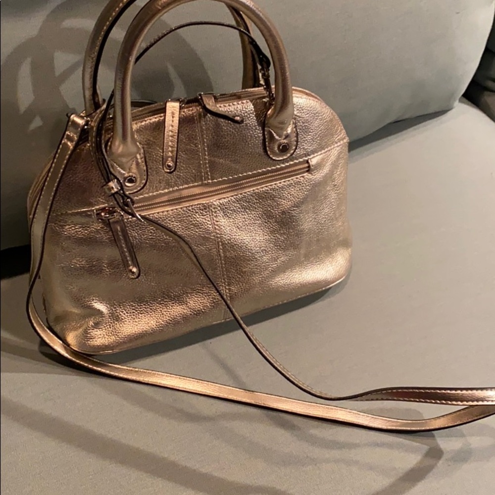 Leather handbag